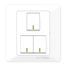 10A 3 Gang 1 Way Switch