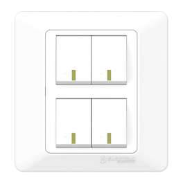 10A 4 Gang 1 Way Switch
