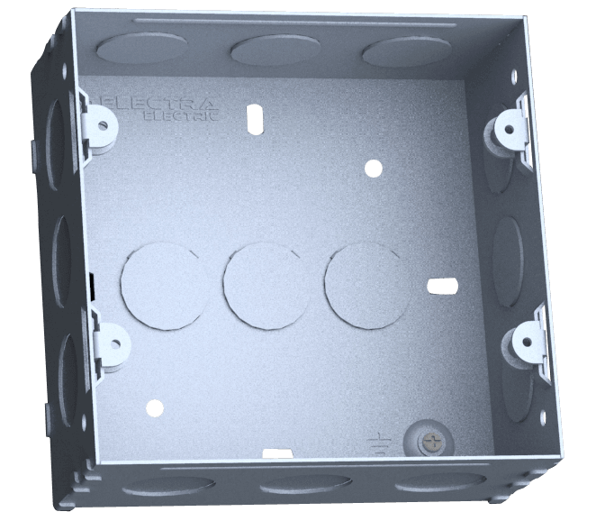 Electra Metal Box 8 Module (Sq)