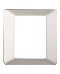 Cover Plate Outer (3×3) Silver