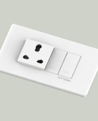 4M PLATE WITH 2 SWITCH & SOCKET
